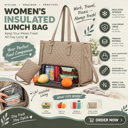 Women's Insulated Lunch Bag