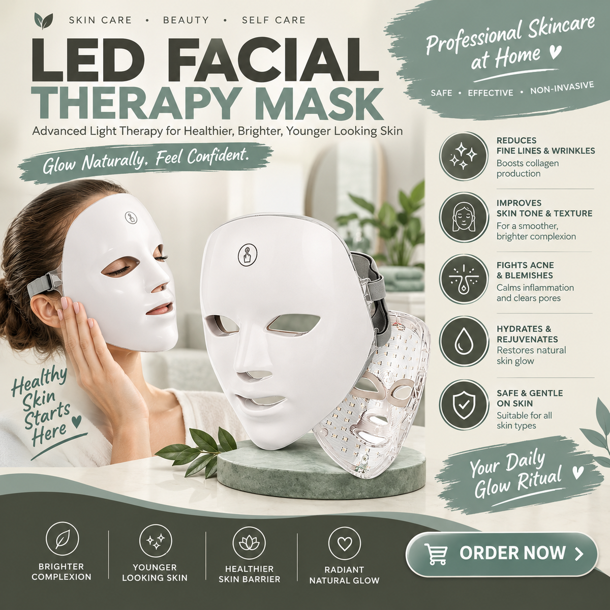Skin Rejuvenation Facial Beauty Device